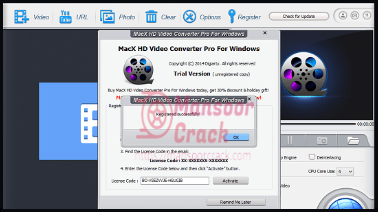 MacX Video Converter Pro Serial Key