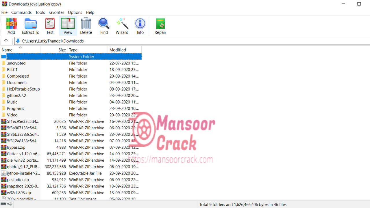 WinRAR Torrent Full Latest Version Download- MansoorCrack