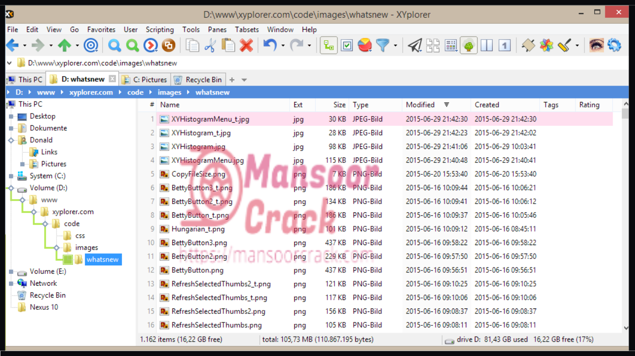 Windows explorer XYplorer